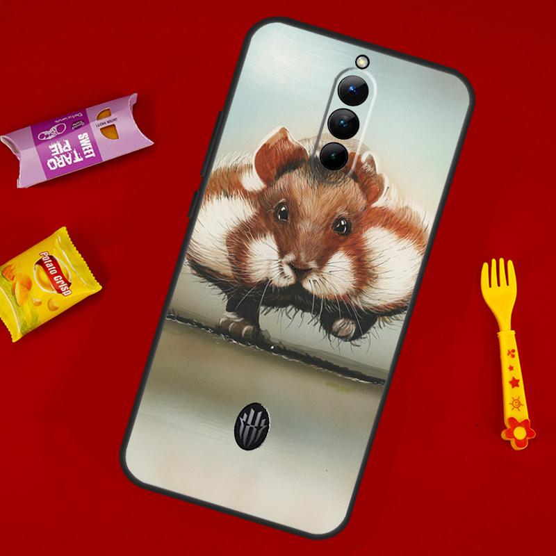 Cute Lovely Pet Hamster Case For ZTE Nubia Red Magic 8S 9S 10S 8 9 10 11 Pro Plus 6 7 6S 7S Pro 6R 5G 10 Air Cover