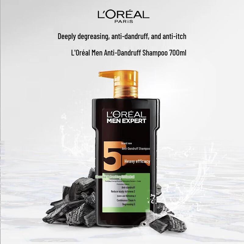 

L Oréal Men s Anti-Dandruff Charcoal Shampoo