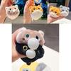Delightful Plush Cat Fish Bubble Blowing Keychain Featuring Cartoon Design Perfect For Gift Giving