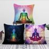 Lotus Seven Chakra Yoga Meditation cushion cover For Pillow Printing Sofa Decoration Home Car Room Shop Office Nordic Simplicity