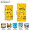 Pikachu Pokemon Beach Towel, Cute Yellow Pocket Monster Quick Dry Microfiber Towel for Kids Adults Pool Travel