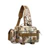 A1R Men's Tactical Fishing Gear Bag - Multifunctional Chest, Waist, Shoulder, & Crossbody Bag with Rod Holder