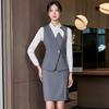 Women's Professional Receptionist Vest Suit