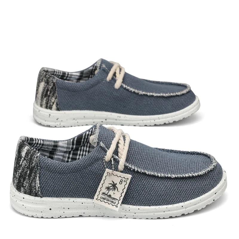 

Новый летний дизайн Мужская удобная уличная удобная дышащая спортивная обувь Повседневная обувь Ленивые слипоны Повседневная спортивная обувь 44 синий