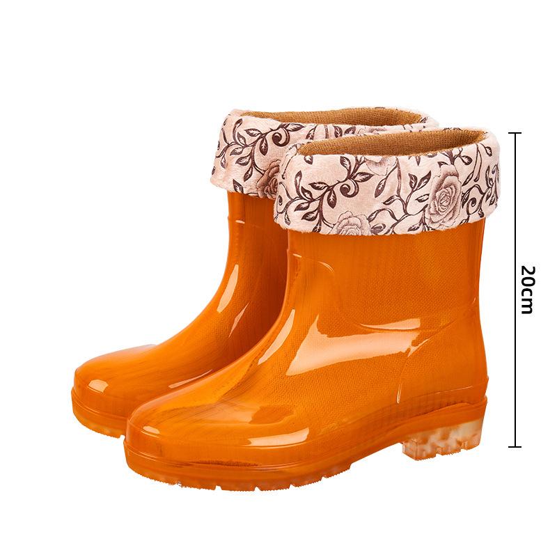 Men's High-Top Waterproof Quick-Dry Non-Slip Rubber Rain Boots