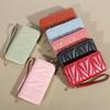 Solid Color Lady Wallet Long Quilted Clutch Bag Fashion Women's Wallet  Card Holder