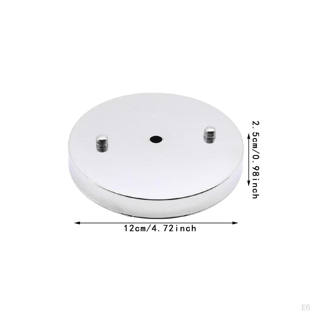 Canopy Kit Chandelier Ceiling Plate with Mounting Hardware Retro Style for Pendant Lamp Iron