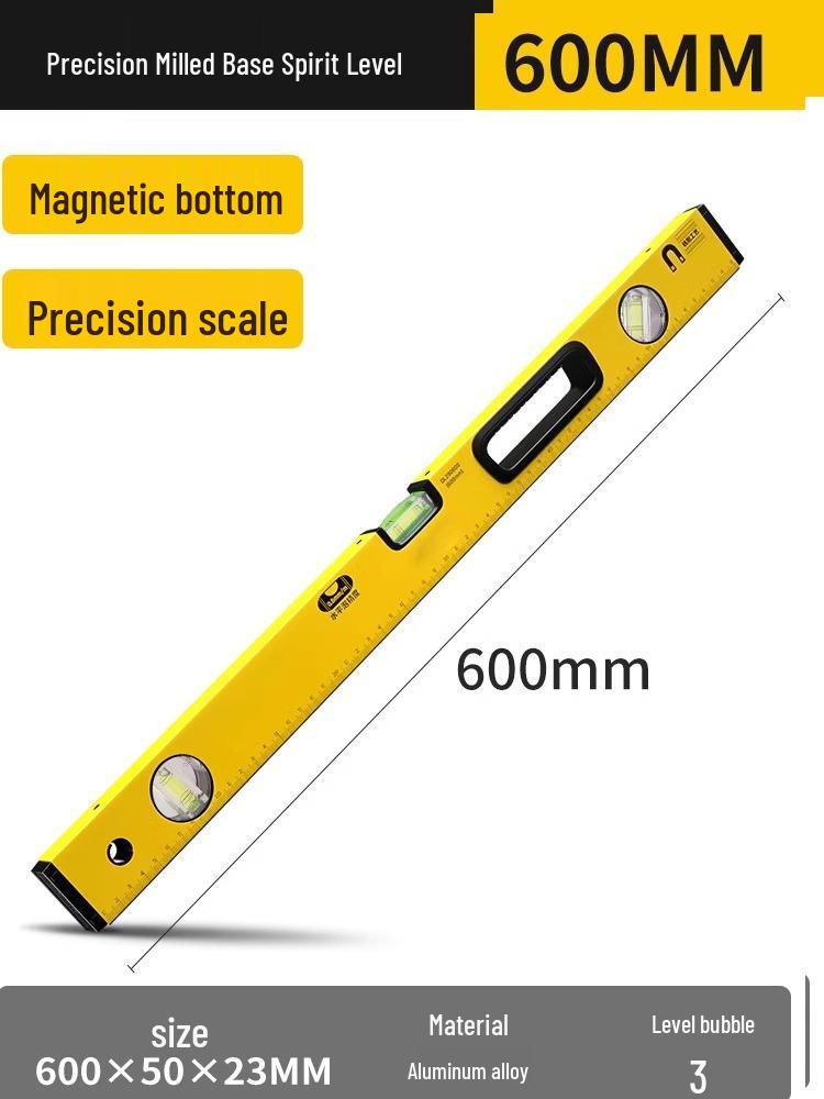 High Precision Mini Aluminum Alloy Spirit Level Ruler