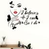 DIY Butterfly Wall Art Decals Waterproof Self-Adhesive PVC Stickers for Lash Beauty Salon Shop Wall Decor