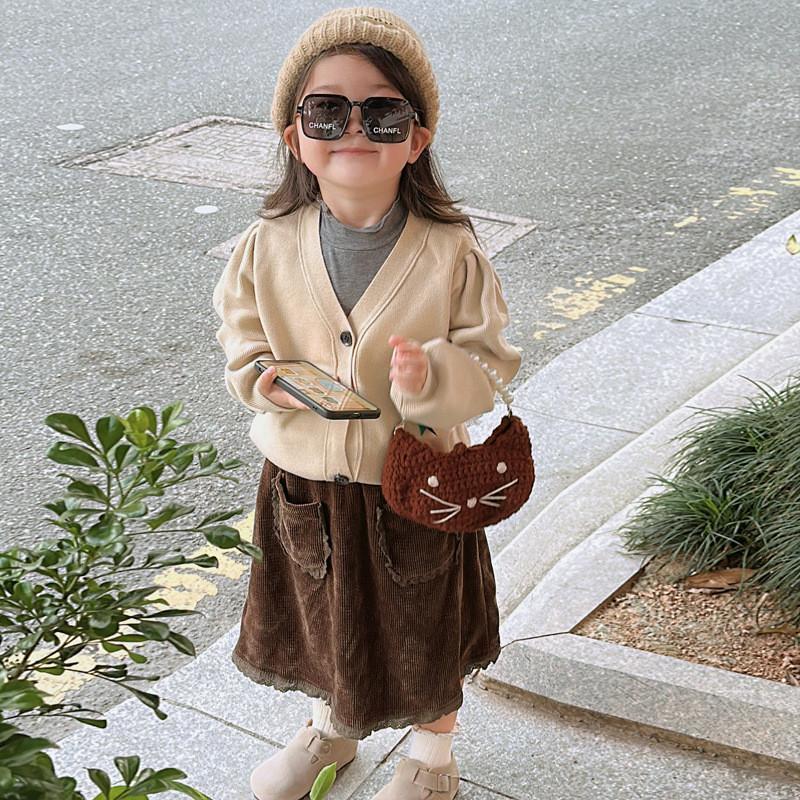 Cute Cartoon Cat Cotton And Linen Handbag For Children Ideal For Daily Use Fashion Accessory