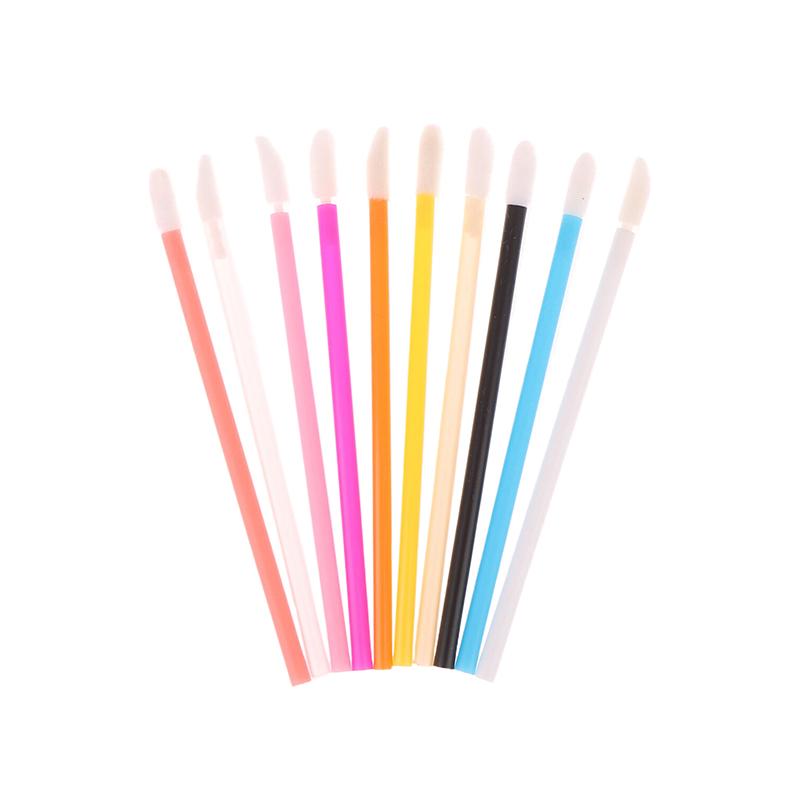 50Pcs Disposable Makeup Brush Kit Mascara Wand Spoolies Lipstick Lip Gloss Applicator For Eyebrow Eyelash Extension