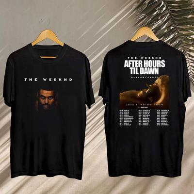 T-shirt The Weeknd After Hours Til Dawn Tour 2025, Concert The Weeknd 2025