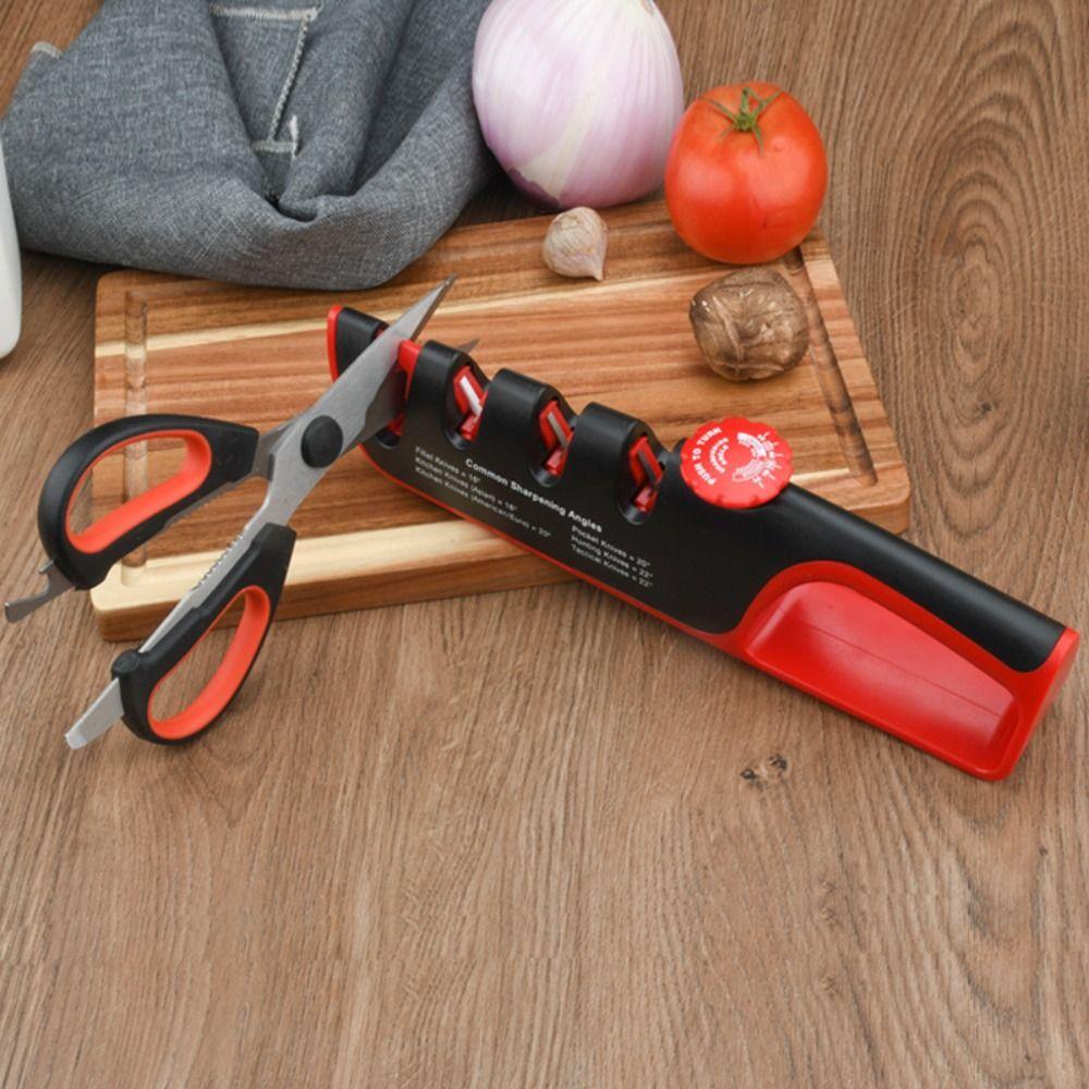 Regulowana Ostrzałka do Noży 4 Stopnie Kamień do Ostrzenia Noży Narzędzie do Ostrzenia Ostrzałka do Nożyc Ogród