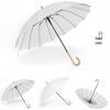 Elegant 16-Rib Straight Umbrella