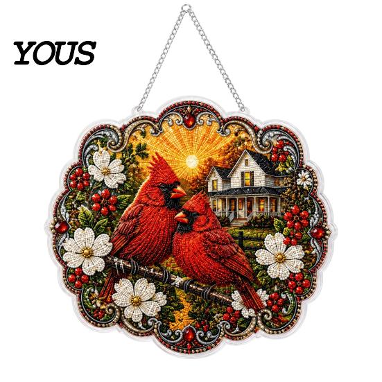 Anfängerfreundliches Strassmalerei Schwarze Katze Mond Set, Halloween Facettiertes Kunstkristall Hängende Dekoration, 3D Ornament DIY Bastel Fenster Dekoration für