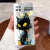 Casing For Samsung A42 5G Case A426B Aesthetic Fashion Cute Cat Transparent Soft TPU Cover For Samsung Galaxy A42 5G Phone Case
