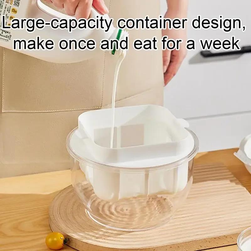 Coffee Yogurt Filter Maker Self-made Greek- Yogurt Soybean Milk Cheese Whey Separator Water Draining Fine Mesh Strainer