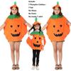 Charmantes Halloween-Kostüm für Eltern-Kind Kürbis Cosplay Outfit