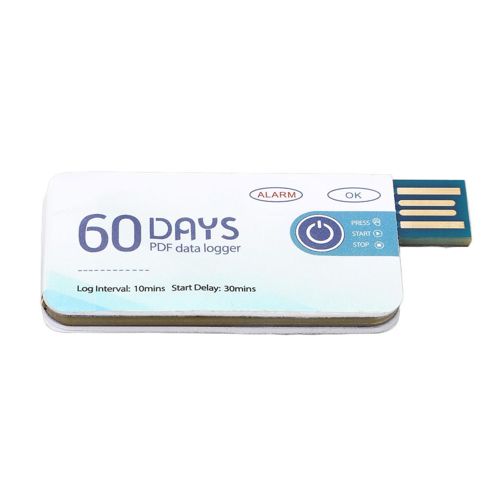 USB Temperature Data Recorder 10000 Groups Storage High Accuracy Disposable Portable Temperature Logger