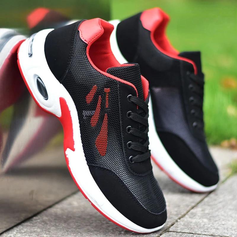 Nový trend Ležérní Tenisky Mužské Odpružení Venkovní Běh Pánské Boty Protiskluzové Sportovní Pánské Boty Velká velikost 38-47 Zapatillas Hombre