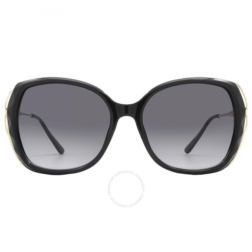 

Guess Factory Дымчатые женские солнцезащитные очки с градиентом и бабочкой GF0396 01B 57