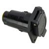 Round 7-Way 7 Pin Connector Male & Female Plug Socket Adapter for n Style RV Trailer Truck 6-24V