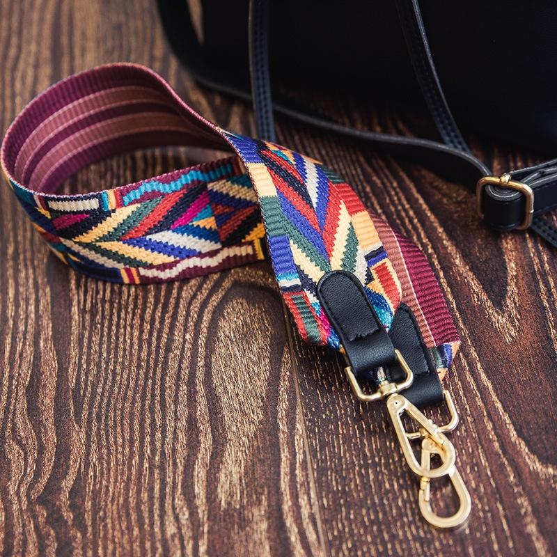 Elegant Fashion Women Colorful Wide Strap Bucket Shoulder Bags For Versatile Style