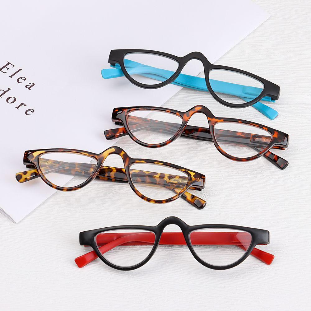 Cat Eye Reading Glasses Women Men Small Frame Glasses Lightweight Clear Lens Presbyopic Eyeglasses Spectacles Eyewear +0~+3.5