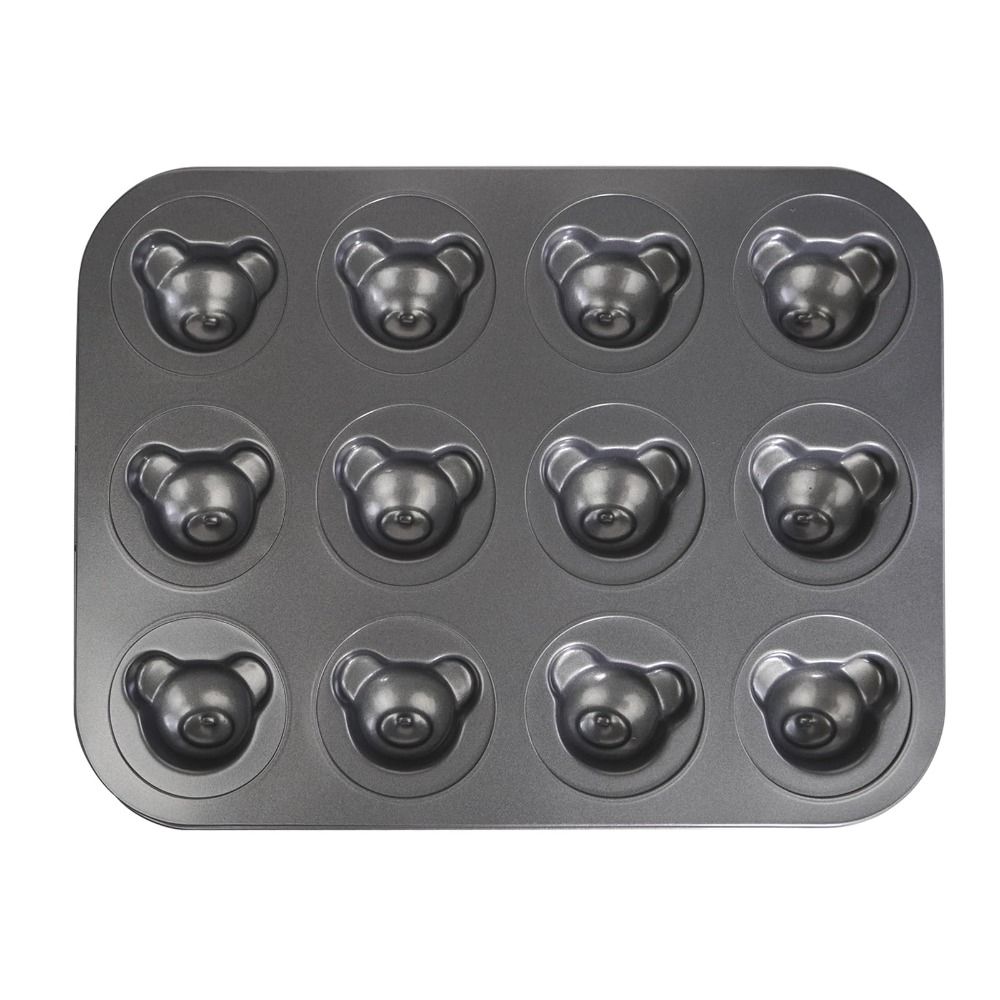 6/9/12 Cavity Cake Mold Non-stick Coating Baking Tray High-quality Muffins Moulds  Cake Making