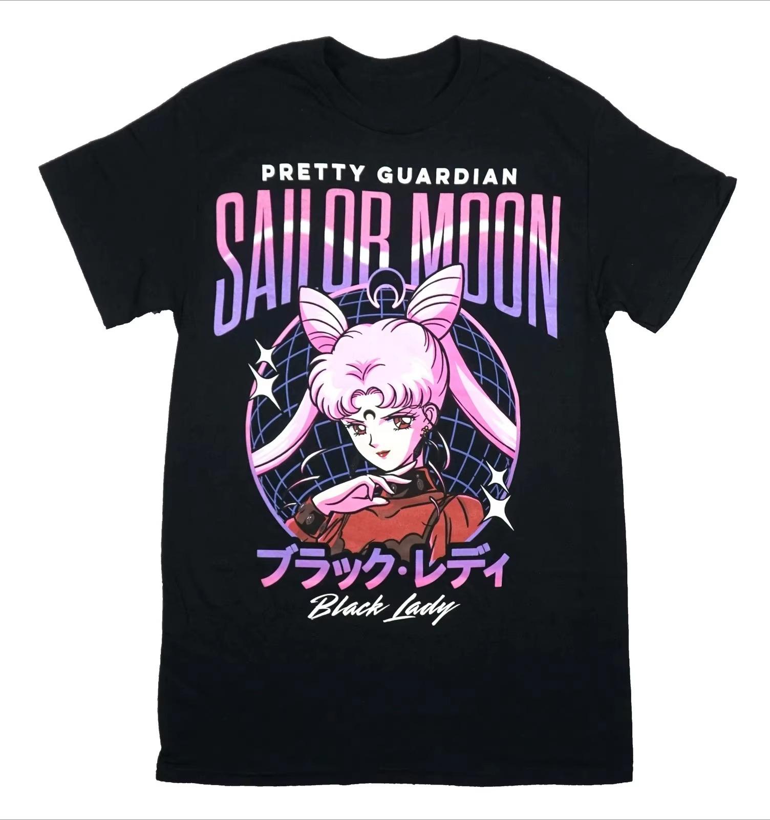 

Sailor Moon Anime PRETTY GUARDIAN Printed Tshirt Unisexs and Womens Tshirt Unisexs Top Sports Tshirt 2026 Summer New S