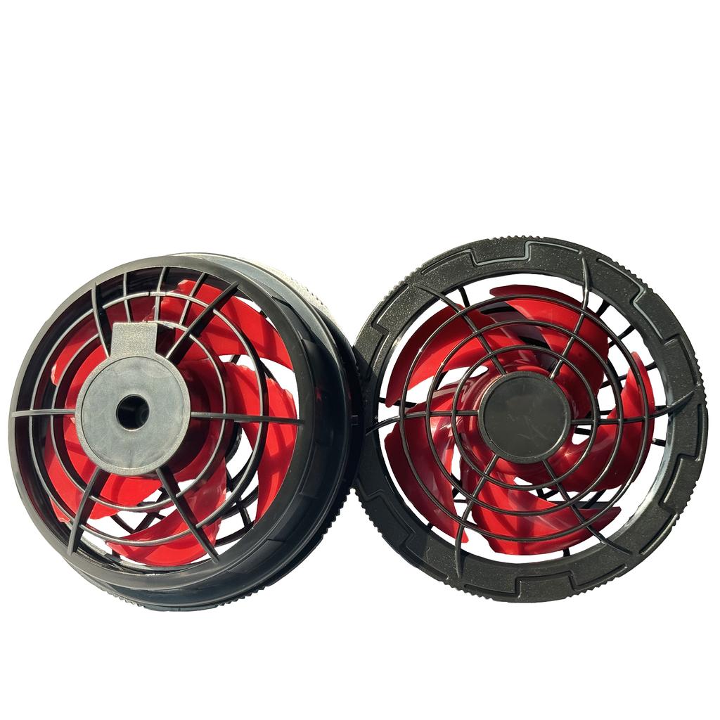 Men Outdoor Summer DC Connector Electric Fan Cooling Jackets 19V 24V Air Conditioning Fan With Cable Air Conditioner Fan