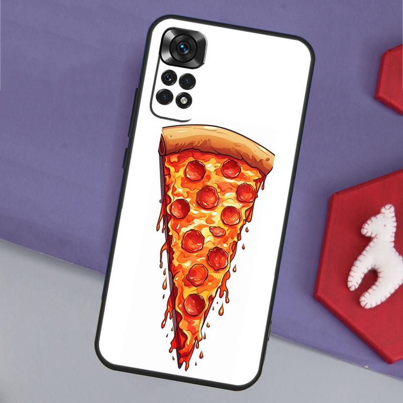 Pizza Essen Speck Käse Hülle Für Xiaomi Redmi Note 14 13 Pro 12 11 9 10 9S 10S 11S 12S Redmi 14C 10C 12C 13C Hülle