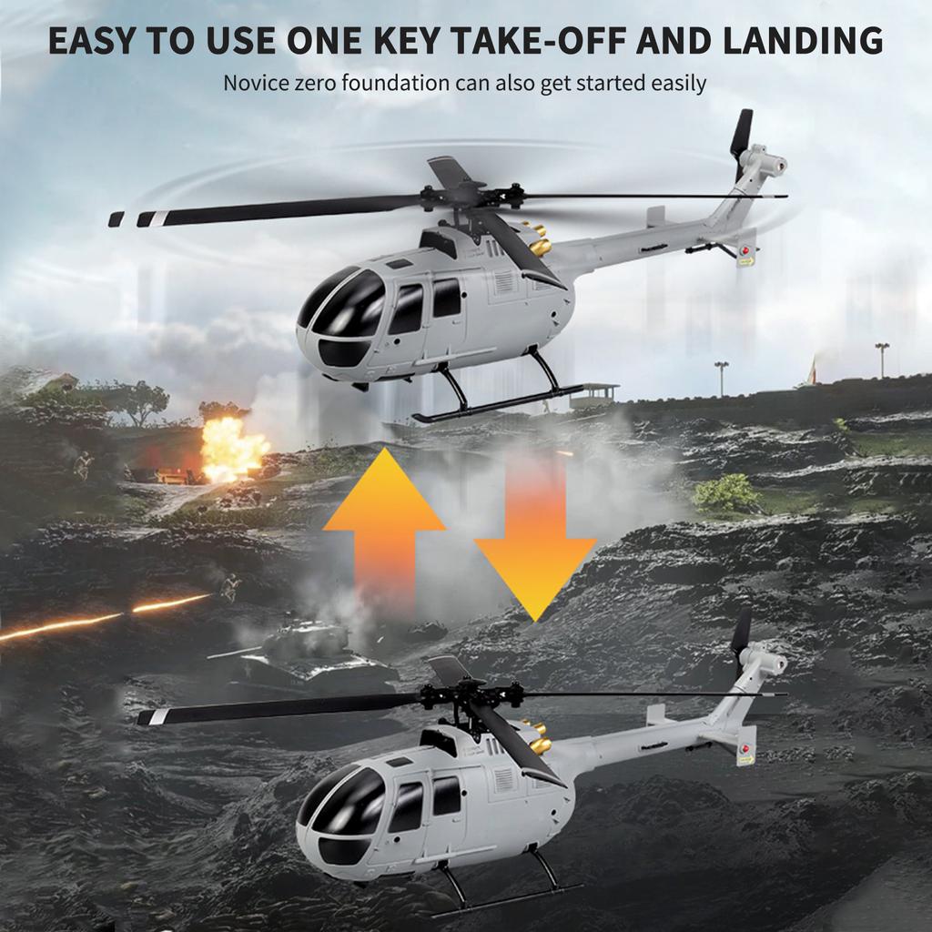 RC ERA RC Helicopter RC Drone Single Propeller Without Ailerons 6-axis Gyro Stabilization RC Airplane Altitude Hold Toy Gift