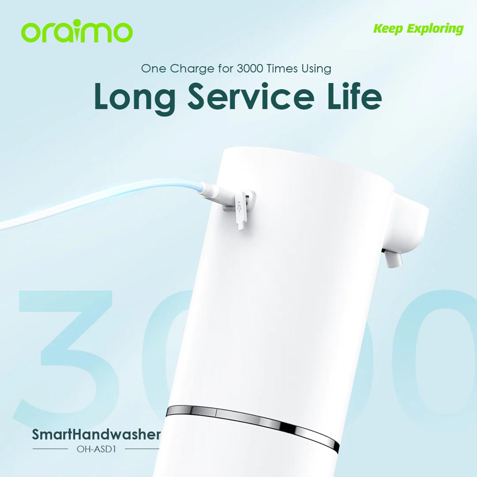

Oraimo Smart Handwasher WaterProof Ручная мойка объемом 300 мл с 2 уровнями дозирования мыла