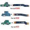 5Pcs,Main Motherboard + USB Charging Port Board Flex Cable Connector Parts For LG K22 K41S K42 K52 K50S K51S K51 K61 K62