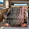 God'S Guidance Strength Blanket Personalized Name Soft Comfortable Stylish Blanket Car Blanket Perfect For Travel Camping Outdoor Home Suitable For
