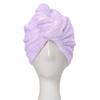 Hair Scarf with Buckle, Quick-drying Hair Scarf, Super Absorbent (purple)