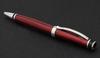 Xezo Incognito Twist Action Ballpoint Medium Burgundy Red Pure Platinum Limited Serial Pen, Nib, Lacquer, Plated, Handmade, Edition,