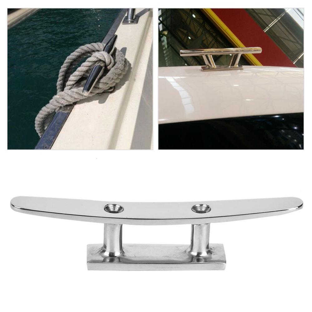 2pcs 316 Stainless Steel Marine Rope Cleat Open Base Boat Mooring Accessories  Boat