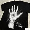 Streetwear Unisex Cotton TShirt Featuring Edgy Love Is Fragile Design Dark Art Street Style Top