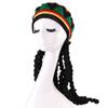 Creative Jamaican Beanie Hat With Breathable Spandex For Womens Halloween Party Accessory