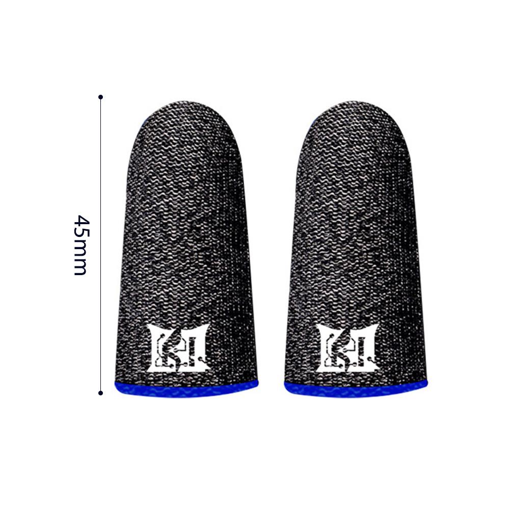 2 Pcs Finger Sleeve Non-slip Breathable Game Controller Thumb Sleeves Sensitive Touch-screen Gaming Gloves