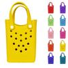 DIY Holes Beach Bag Mini Storage Bag Fashion Tote Bag  Women