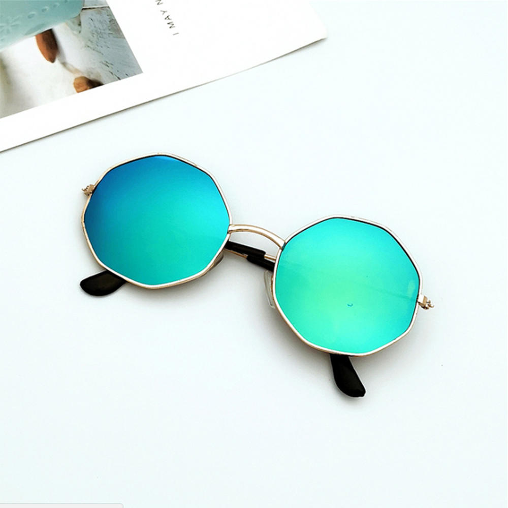 

2026 Fashion Women Irregular Sunglasses Girls Colorful Lens Metal Frame Eyewear Glasses Women Driving Goggles UV400 Whole зелёный