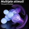 Wide Head Anal Plug Ergonomic Silicone Backdoor Training Tool Daily Private Use