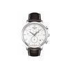 Elegance Serie Quarzwerk Retro Mode Einfache Uhr Herrenuhren Weißer Stahl Leder T063.617.16.037.00