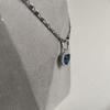 Silver Pendant with Nano Sapphire 0.862ct (2188896)