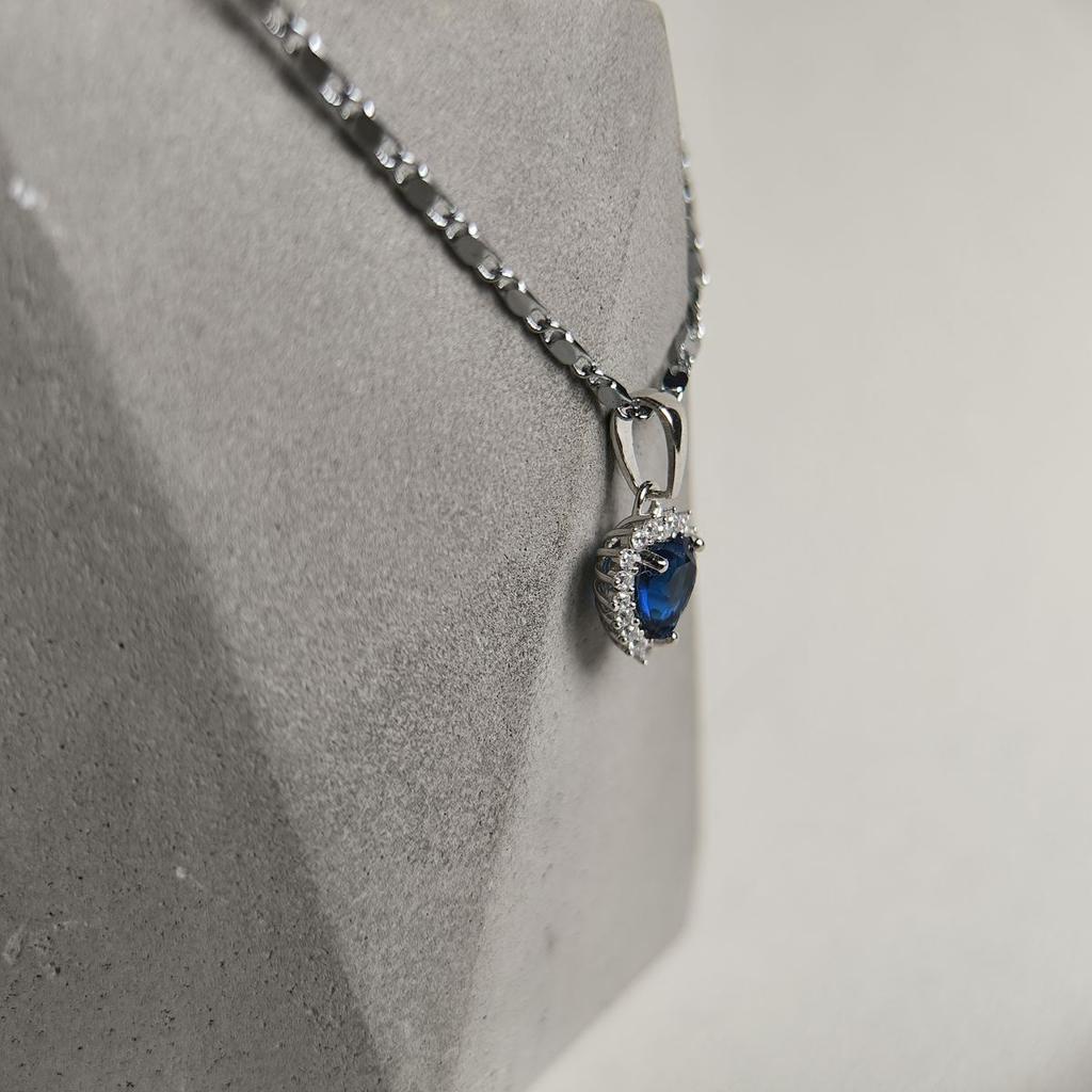 Серебряная подвеска с сапфиром nano 0.862ct (2188896)