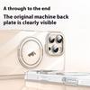 For iPhone 16 Pro Max Case Compatible with MagSafe Gear Fulcrum Kickstand Electroplating Lens Frame PC+TPU Phone Cover