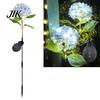 Solar Powered Patio Decor Fairy Hydrangea Lights, Garden Stake Waterproof LED Flower Light, Twinkling Tree Lights Outdoor Colorful Lamp for